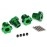 Traxxas 8654G Aluminium 17Mm Splined Wheel Hubs, Green