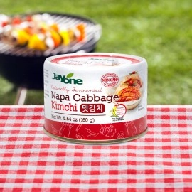 Jayone Korean Canned Kimchi, Napa Cabbage Kimchi, Naturally Fermented, Non-GMO, No preservatives, No additives- (5.64oz)