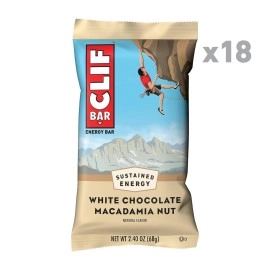 Clif Bar - Energy Bars - White Chocolate Macadamia Nut Flavor - (2.4 Ounce Protein Bars,)