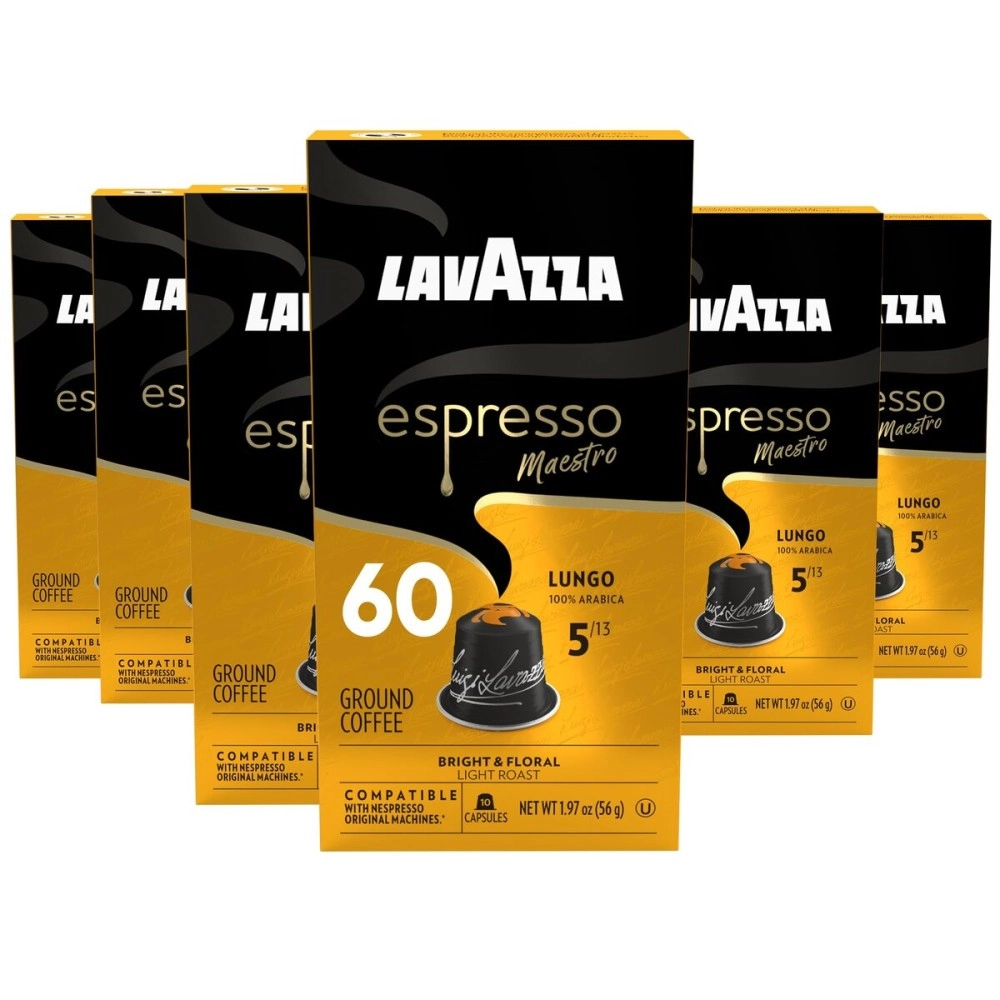 Lavazza Leggero Lungo Medium Roast Capsules Instant Coffee 041953001003