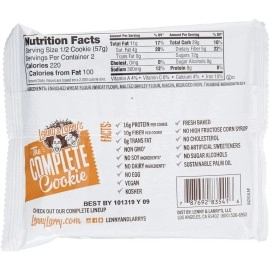 Lenny & Larry\'s - The Complete Cookie Peanut Butter Chocolate Chip - 12 pack