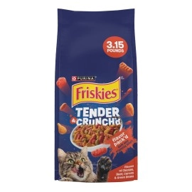 Friskies Purina Dry Cat Food, Tender & Crunchy Com..