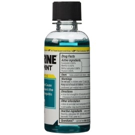 Somall Listerine Cool Mint Antiseptic Mouthwash for Bad Breath, Travel Size 3.2 oz - Pack of 6
