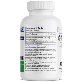 Bronson L-Theanine 200mg (Double-Strength) with Passion Flower Herb - Reducing Stress and Promoting Relaxation Without Sedation - Non GMO Gluten Free Soy Free Formula, 360 Vegetarian Capsules