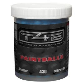 Umarex T4E Premium .43 Caliber Paintballs, Blue, 430 Count