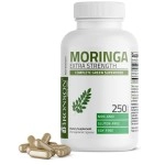 Bronson Moringa 5000 mg Extra High Potency Energizing Superfood Antioxidant, 250 Vegetarian Capsules