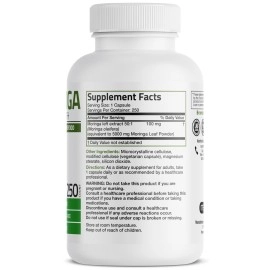 Bronson Moringa 5000 mg Extra High Potency Energizing Superfood Antioxidant, 250 Vegetarian Capsules