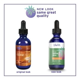 Life-flo Liquid Iodine Plus 150 mcg, Supplement for Thyroid Support,* Healthy Energy & Metabolism Formula* with Iodine & Potassium Iodide (Natural Orange Flavor)