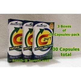 C24/7 Natura- Ceutical 3 Boxes s Dietary Food Supplement of 10 Tablets Pack (30 Tablets)