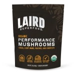 Laird Superfood Mushroom Supplement - Nutrient-Dense Mushrooms To Help Keep You Energized, 3.17Oz Bag