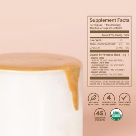 Laird Superfood Mushroom Supplement - Nutrient-Dense Mushrooms To Help Keep You Energized, 3.17Oz Bag