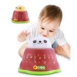 BEST LEARNING Whack & Learn Mole - Interactive Light-Up Baby Toddler Toys for Kids 6-36 Months Old Infants & Toddlers - Educational Alphabet, Colors, Numbers & Night Light & Music Game for Babies