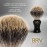 BRV MEN Shaving Brush | 100% Pure Badger Hair | Large Badger Brush | Heavy Resin Handle, Black | Rich Lather | Wet Shave Brush | Use w/Double-Edge Safety or Straight Razor | Genuine Badger Bristles |