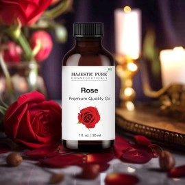 MAJESTIC PURE Rose Oil,1oz