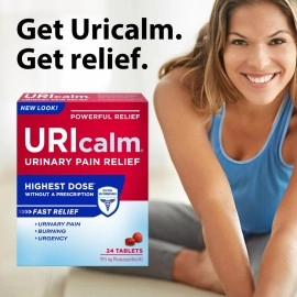 Uricalm Max - Maximum Strength - Prompt Relief of Pain, Burning, Urgency & Increased Frequency - 24 Count