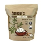 Anthony\'s Organic Acacia Senegal Powder, 1 lb, Batch Tested Gluten Free, Non GMO, Soluble Fiber, Prebiotic
