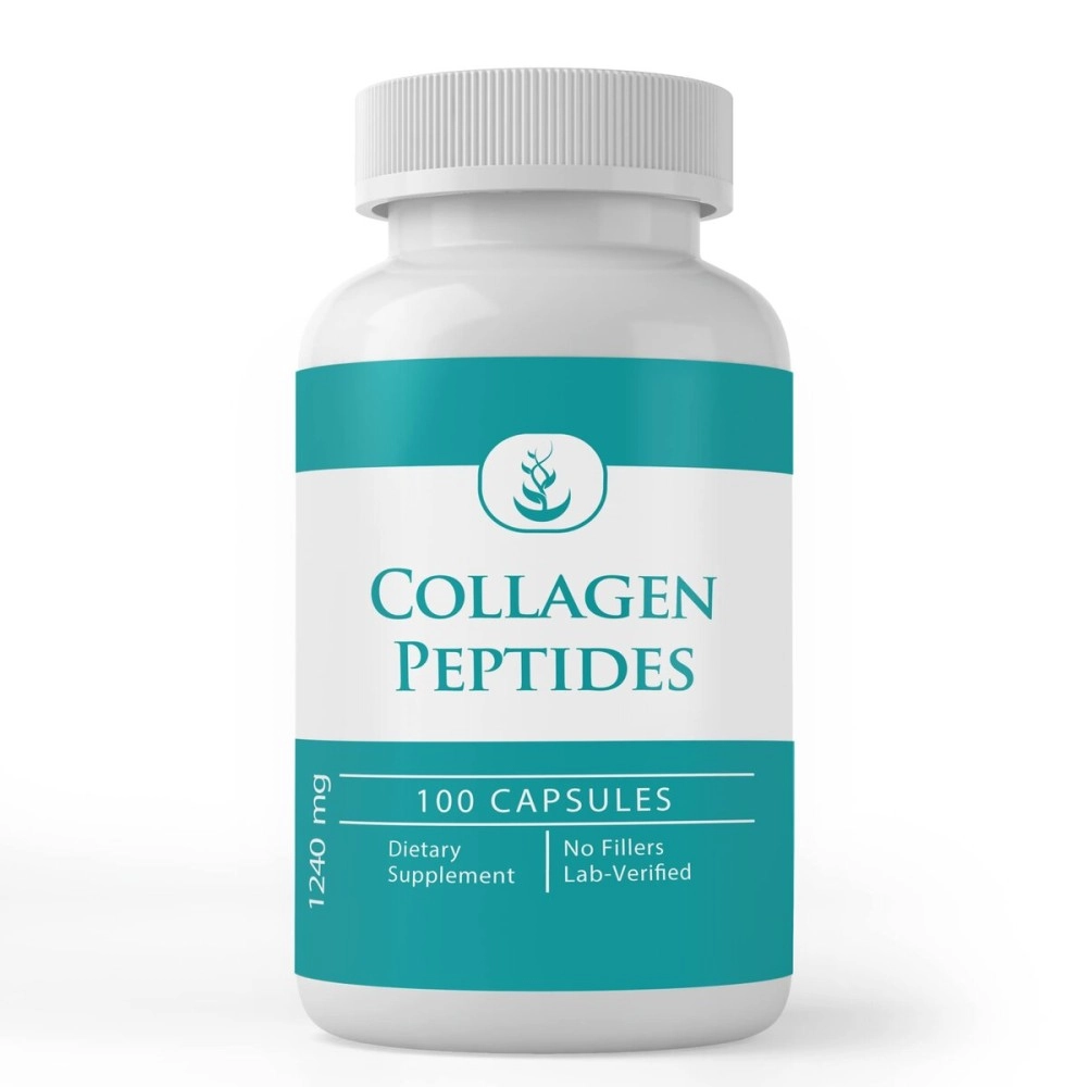 PURE ORIGINAL INGREDIENTS Collagen Peptide (100 Capsules) Grass-Fed, Pasture-Raised Collagen Peptides, Improves Overall Health, Skin, Hair, & Nails