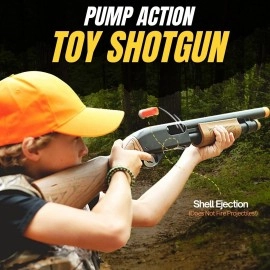 Liberty Imports Kids Toy Pump Action Shotgun Hunting Rifle with Ejecting Shells - Realistic Electronic Gun Sounds (30-Inches)