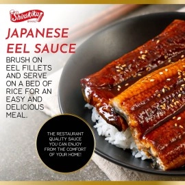 Shirakiku Japanese Sushi Sauce | Sweet and Savory Authentic Asian Sauce for Sushi, Cooking, Grilling, Perfect for Eel, Unagi | Non GMO| 18 oz. (Sushi Sauce)
