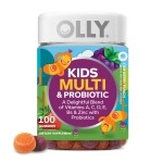 Olly Kids Multi + Probiotic Gummy Multivitamin (100 Gummies)
