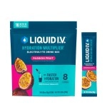 Liquid I.V. Hydration Multiplier, Electrolyte Powder, Easy Open Packets, Supplement Drink Mix (Passion Fruit) (16)