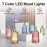 DOUDING Glass Aromatherapy Essential Oil Diffuser, 120 mL Aroma Diffusers Cool Mist Humidifier Ultrasonic with 7 LED Light Auto Shut-Off for Home Office Yoga Spa (Copper Bottom)