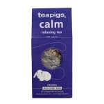 Teapigs Organic Calm Herbal Tea Made With Whole Leaves and Flowers (6 Packs of 15 Tea Bags)