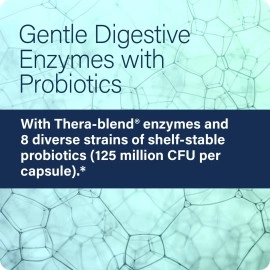 Enzyme Science Complete Digestion, 90 Capsules - Full Support for Digestive Health - for Occasional Gas, Bloating, and Indigestion - Probiotic for Men and Women - Digestive Enzyme Supplement