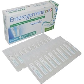 Enterogermina KIDS (20 Vials in Each Pack) Bacillus Clausii Probiotic 2 Billion CFU/5mL for Kids (1)