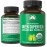 Organic Super Greens 150 Capsules - Green Juice Superfood Supplement with 25 All Natural Organic Ingredients. Max Energy and Detox Super Food Pills with Spirulina, Spinach, Kale, Turmeric, Probiotics