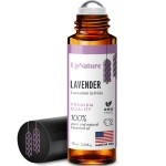 UpNature Lavender Essential Oil Roll On - Calming Essential Oils for Sleep, Stress Relief, & Relaxation - Pure Lavender Essential Oils for Skin & Hair Growth - No Diffuser Needed!