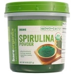 BareOrganics Raw Organic Spirulina Powder