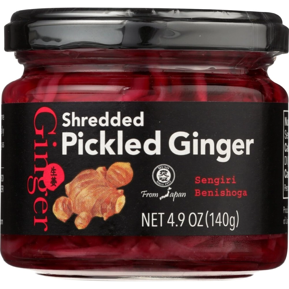 Muso From Japan Shredded Pickled Ginger, 4.9 Oz