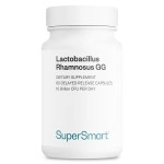 Supersmart - Lactobacillus Rhamnosus GG 100 mg Per Day 10 Billion CFU - Probiotic Strain Supplement - Supports Healthy Intestinal & l Flora | Non-GMO & Gluten Free - 60 DR Capsules