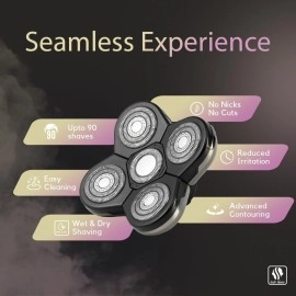 Skull Shaver Baron shaving head for Pitbull, Palm and Fierce razors