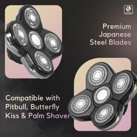 Skull Shaver Baron shaving head for Pitbull, Palm and Fierce razors