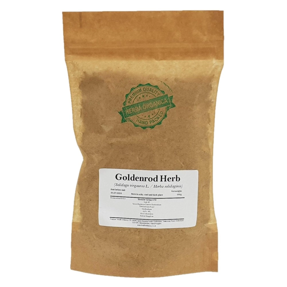 Herba Organica Goldenrod - Solidago Virgaurea L   Woundwort, European Goldenrod (100g)