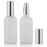 Hydior Empty Frosted Glass Spray Bottle 3.4oz, Perfume Atomizer, Fine Mist Spray (2 PACK)