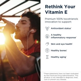 Annatto-E 150, Revolutionary New Vitamin E - Delta & Gamma Tocotrienols, Tocopherols-Free Vitamin E Wellness Supplement (30 Softgels)
