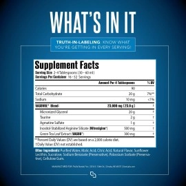 SIRENLABS Siren Labs Vaso-VOL Liquid Muscle Pump Volumizer. Support for Pumps/Vascularity/Performance (Mixed Berry)