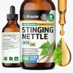 BIO KRAUTER MAUWE HERBS Stinging Nettle Root Extract Tincture - Organic Nettle Root Liquid Supplement (4 Fl Oz (Pack of 1))