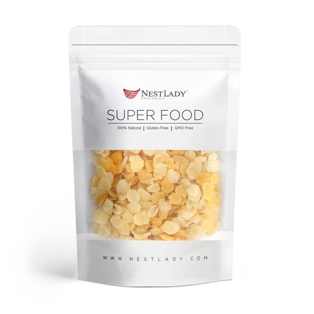 NESTLADY Gleditsia Sinensis (Snow Lotus Seed), 100% Natural, , , Plant Collagen and Fiber , Low Fat, Good With Peach Gum | Net weight: 100g (3.53oz), Harvested in China, Packed in USA