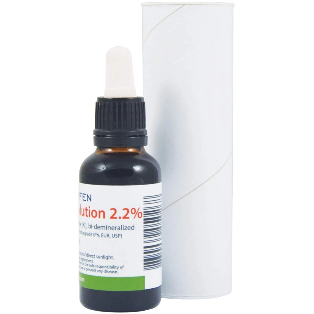Heiltropfen 2.2% Lugol\'s Iodine Solution (1 Fl Oz - 30 ml), Pharmaceutical Grade, Lugols Solution Made with Iodine and Potassium Iodide. 