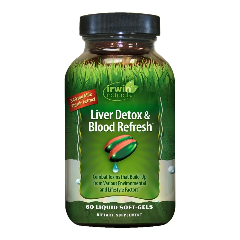 Irwin Naturals, Liver Detox & Blood Refresh, 60 Liquid Soft-Gels