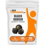 BulkSupplements.com Black Radish Extract Powder - Black Radish Supplement, Black Radish Root Powder - Herbal Supplement, Gluten Free, 1000mg per Serving, 100g (3.5 oz) (Pack of 1)