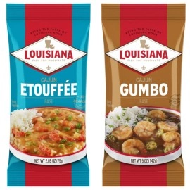 Louisiana Fish Fry Products Cajun Variety Bundle - Gumbo & Etouffee Bases (Pack of 1 Each) - Just Add Your Favorite Meat and or Seafood - Bring a Taste of Home