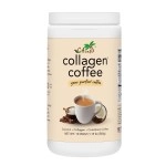 CAcafe Collagen Coffee, Coconut Infused Colombian Coffee with Anti-Aging Collagen, Creamy Drink Mix, Make Iced or Hot, Packed with Antioxidants, Natural Energy and Stress Relief (19.05oz)