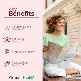 Vimerson Health Turmeric Apple Cider Vinegar Supplement with Ginger and Bioperine