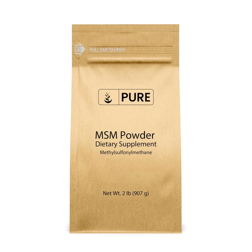 PURE ORIGINAL INGREDIENTS Methylsulfonylmethane MSM Powder (2 lbs), 100% Joint & Connective Tissue Health, Respiratory & Digestive Support*