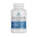 Nature\'s Lab Triple Strength Omega-3 Fish Oil with EPA & DHA - Supports Healthy Brain Function, Cognitive Health & Circulation - 180 Softgels (3 Month Supply)